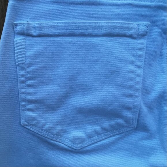 PAIGE CINDY CROP HIGH RISE DESTROYED HEM WOMEN’S JEANS sz 26 Crisp White - Picture 8 of 15